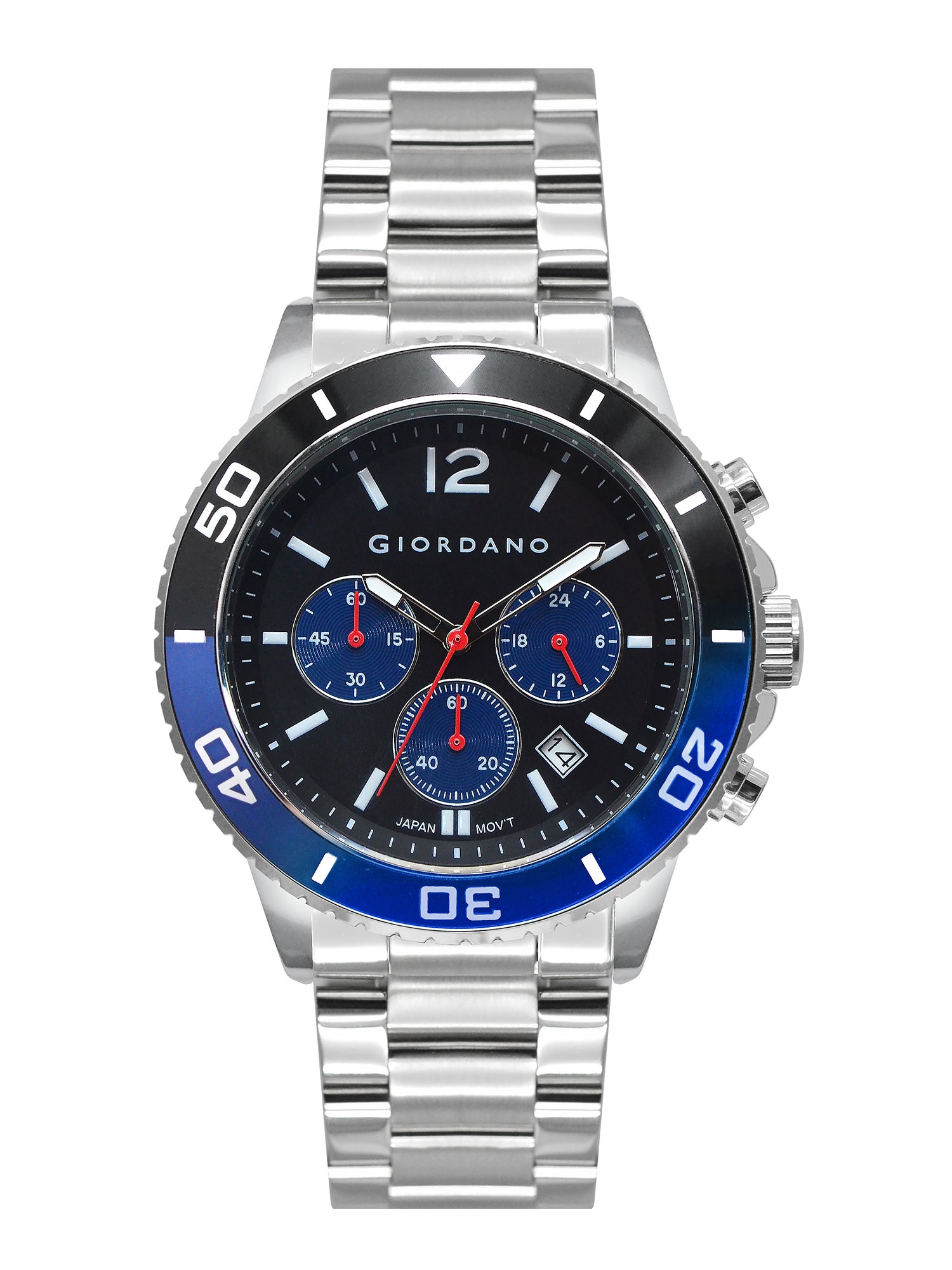 Giordano Analog Stylish Watch for Men & Boys Water Resistant Fashion Watch Round Shape with Multi-Functional Wrist Watch to Compliment Your Look/Ideal Gift for Male | GZ-50091-11